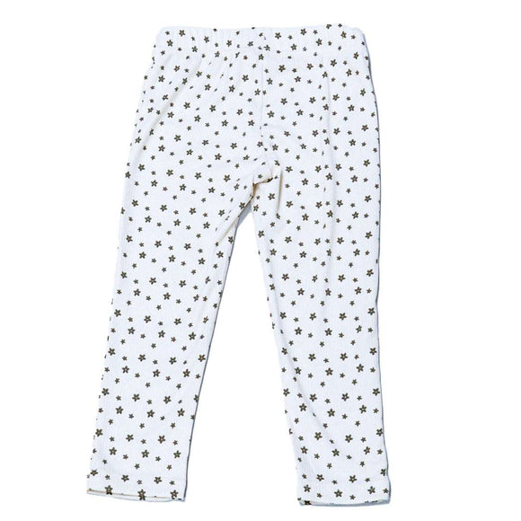 Cream Allover Print Casual Sets Nawao.com