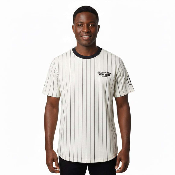 Cream Baseball T Shirt Cream Nawao.com