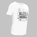 Cream Embellished T-Shirt Nawao.com