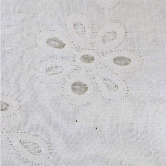 Cream Embroidered Longsleeve Cream Nawao.com