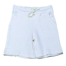Cream Jacquard Bravo Paneled T Shirt And Shorts Set Cream 3 4 Years Nawao.com