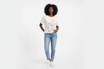 Cream Lion King Printed T Shirt Nawao.com