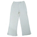 CREAM  LUREX WIDELEG RIB PANTS BEIGE 9 10 YEARS Nawao.com