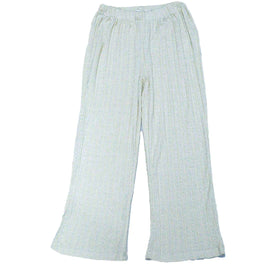 CREAM  LUREX WIDELEG RIB PANTS BEIGE 9 10 YEARS Nawao.com