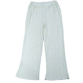 CREAM  LUREX WIDELEG RIB PANTS BEIGE 9 10 YEARS Nawao.com