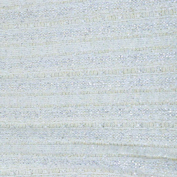 CREAM  LUREX WIDELEG RIB PANTS BEIGE 9 10 YEARS Nawao.com