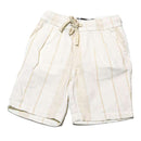Cream Oversized Shirt With Shorts Set Nawao.com