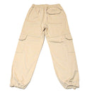 Cream Parachute Twill Pants Nawao.com