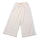 Cream Plain Trousers Nawao.com