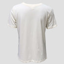 Cream Print T-Shirt Nawao.com
