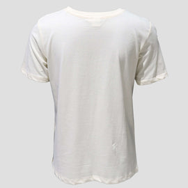 Cream Print T-Shirt Nawao.com