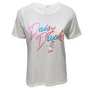 Cream Print T-Shirt Nawao.com