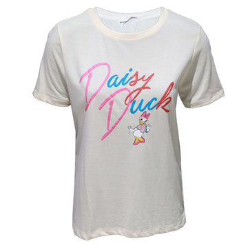 Cream Print T-Shirt Nawao.com
