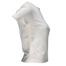 Cream Ruched T-Shirt Nawao.com