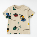 Cream Splatter Tshirt Nawao.com