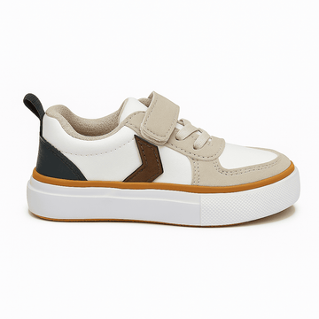 Cream Velcro Sneaker Nawao.com