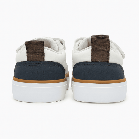 Cream Velcro Sneaker Nawao.com