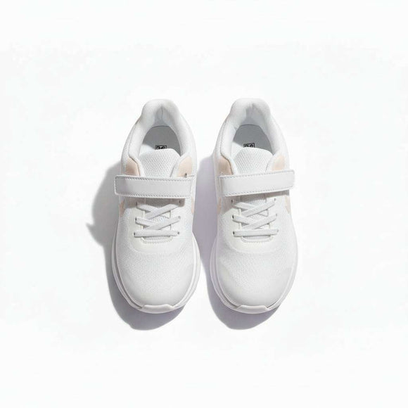 Cream Velcro Trainer Cream Nawao.com