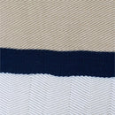 Cream Y D Striped Short Sleeve Jacquard T Shirt Cream Nawao.com