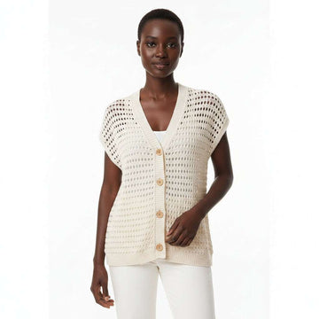 Crochet Top Beige Nawao.com
