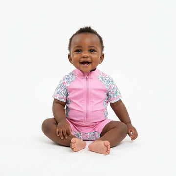 Cut   Sew With Applique Onesie Pale Pink Nawao.com