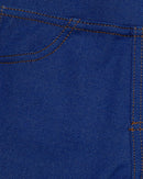 Dark Blue Knit Jegging Nawao.com