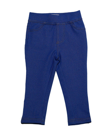 Dark Blue Knit Jegging Nawao.com