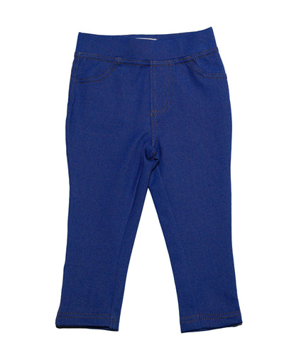 Dark Blue Knit Jegging Nawao.com