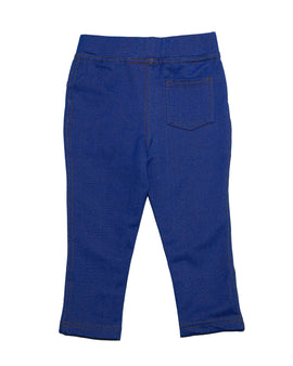 Dark Blue Knit Jegging Nawao.com