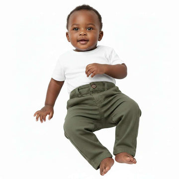Dark Green Chino Pant Dark Green Nawao.com