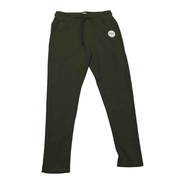 Dark Green Stretch Active Pants Nawao.com