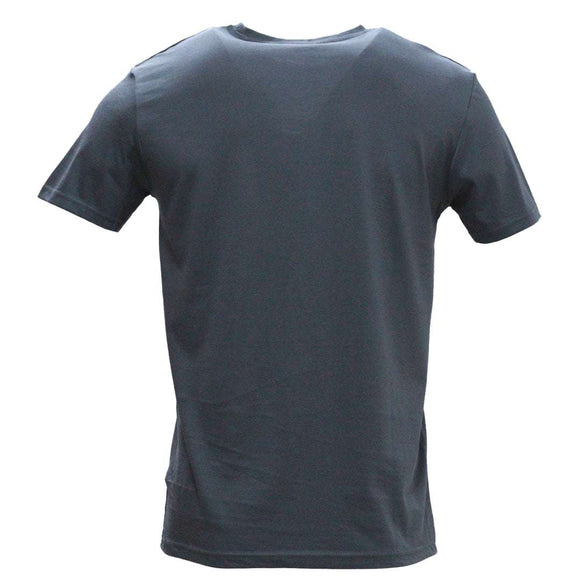 Dark Grey Crew Neck T Shirt Dark Grey Nawao.com