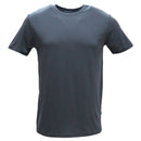 Dark Grey Crew Neck T Shirt Dark Grey Nawao.com