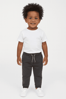 Dark Grey Elasticated Waist Jean Dark Grey Nawao.com