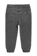 Dark Grey Elasticated Waist Jean Dark Grey Nawao.com