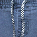 Dark Grey Elasticated Waist Jean Dark Nawao.com