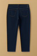 Dark Wash Basic 5 Pocket Standard Fit Jeans Darkwash Nawao.com