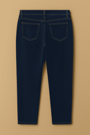 Dark Wash Basic 5 Pocket Standard Fit Jeans Darkwash Nawao.com