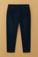 Dark Wash Basic 5 Pocket Standard Fit Jeans Darkwash Nawao.com