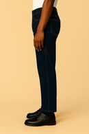 Dark Wash Basic 5 Pocket Standard Fit Jeans Darkwash Nawao.com