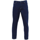 Dark Wash Basic 5 Pocket Standard Fit Jeans Darkwash Nawao.com