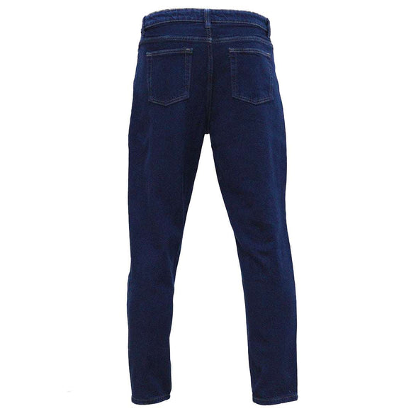 Dark Wash Basic 5 Pocket Standard Fit Jeans Darkwash Nawao.com
