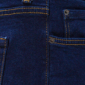 Dark Wash Basic 5 Pocket Straight Fit Jeans Darkwash Nawao.com
