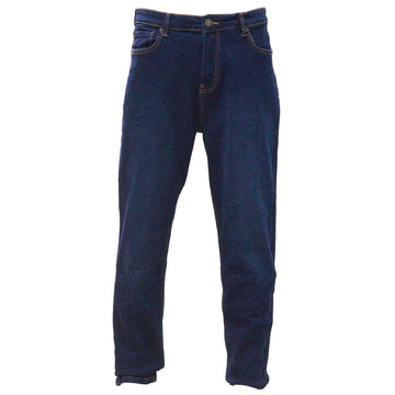 Dark Wash Basic 5 Pocket Straight Fit Jeans Darkwash Nawao.com