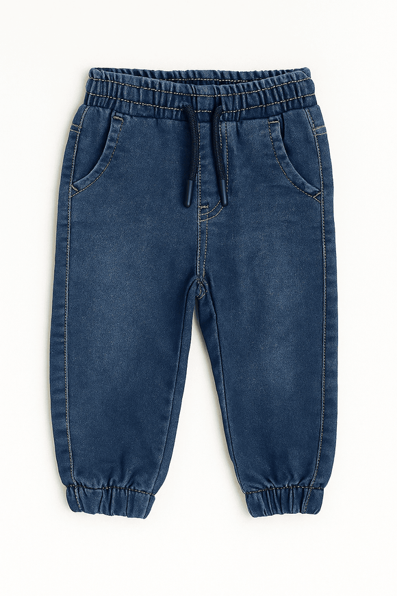 Dark Wash Knit Denim Jogger D Nawao.com