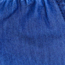 Dark Wash Solid Harem Jeans With Frills Nawao.com