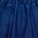 Dark Wash Solid Lace Pockets Jeans Nawao.com