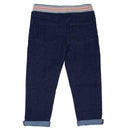Darkwash Elastic Waist Band Jeans Nawao.com