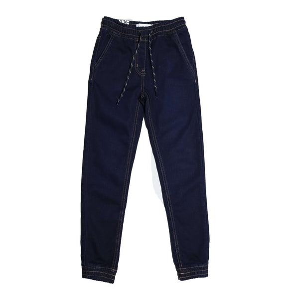 Darkwash Knitted Jogger Nawao.com