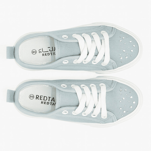Denim Lace up Sneaker Nawao.com